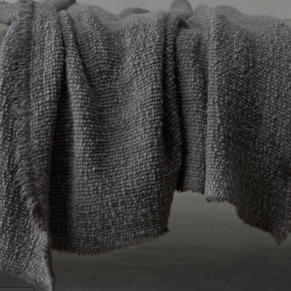 Society Limonta Lam Throw | Mohair/Wool NWT
